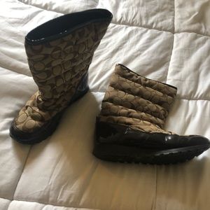 Coach Rain Winter Boots